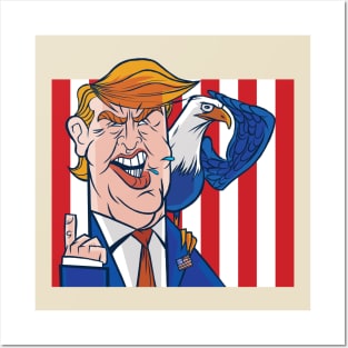 4th of July Trump Posters and Art